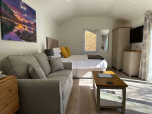 Sofa and king-size bed Sofa and king-size bed